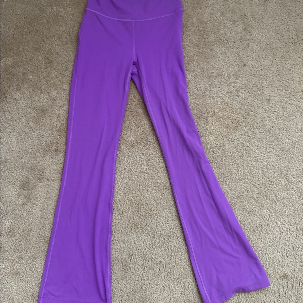 Vibrant Purple Flared Pants